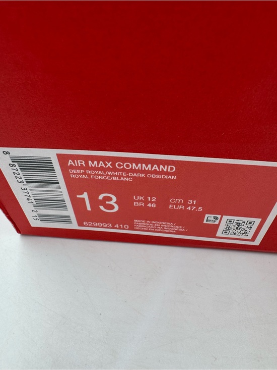 Nike Air Max Command Dark Obsidian Wolf Grey BRAND NEW Size 13 main image 7